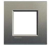 Marco cuadrado 1 elemento Living Light LNA4802AE Bticino color Avenue