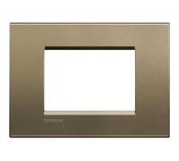 Legrand Bticino Livinglight – Placa 3 módulos Square