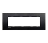 Legrand - Bticino livinglight - Placa 7 módulos antracita