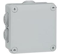 Legrand - Caja de empalmes (cierre de 1/4 de vuelta,105 x 105 x 55 mm), color gris