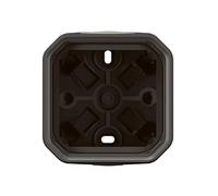 Legrand - Caja estanca Plexo - Para montaje en superficie horizontal o vertical - Antracita - 069601LE