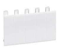 Legrand cajas modulares din - Obturador 5 módulos blanco