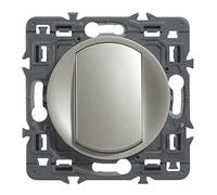 Legrand Celiane LEG99780 - Interruptor pulsador (6 A), color titanio