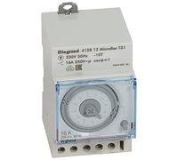 Legrand control del tiempo - Interruptor horario analógico sr/d/1x16/3mod.