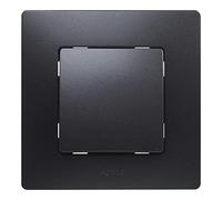 LEGRAND Cruzamiento 10AX, Niloé Monobloc, Completo con Marco, Negro, 396495 | Cruzamiento 10AX, Gama Niloé Monobloc, Mecanismo Completo con Marco, Negro, 396495
