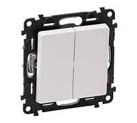 Legrand - De 2 enchufes serie interruptor ultraweiß