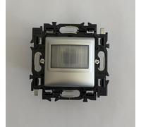 LEGRAND Detector de movimiento de 2 hilos sin excepción, aluminio mate, Valena Next, infrarrojo pasivo, alcance frontal 8 m, empotrado