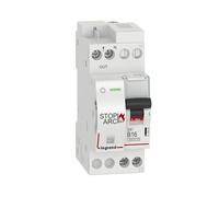 LEGRAND, DX3 AFDD 415922 - Interruptor de seguridad contra incendios (con interruptor LS, B16 A, 1P+NR, 6 kA, 230 VAC, 2 unidades de separación, conexión de cable neutro se puede deslizar)