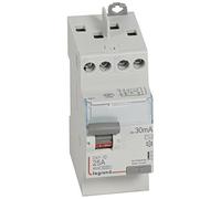 Legrand DX3-Interruptor diferencial 25 A, tipo AC, 30 mA, 2 polos, tornillo/tornillo