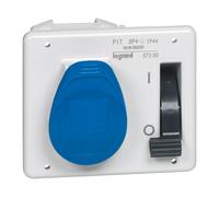 Legrand Enchufe Empotrable 230V 16A 3P IP44 P17 Con Cerradura - 057300