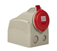 Legrand - Enchufe empotrable, 32 A, rojo, 1