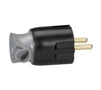 Legrand Enchufe RA/PA Con Orientación De Cable Negro - 050173 [10 Piezas]