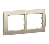 Legrand galea life - Marco 2 elementos horizontal armonia galea titanio