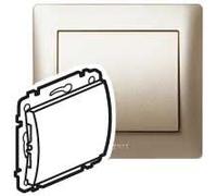 Legrand galea life - Placa ciega con tapa galea titanio