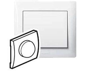 Legrand galea life - Tap boton mando.rotativo blanco para regulador luz