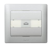Legrand galea life - Tapa interruptor tarjeta portaetiquetas luminoso galea aluminio
