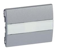 Legrand galea life - Tecla aluminio con portaetiquetas galea