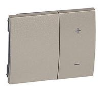 Legrand galea life - Tecla+regulador pulsación 600w galea titanio