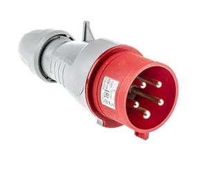 Legrand IK09 - Enchufe CEE (6H, protección IP44), 32 A, rojo, 1