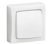 LEGRAND Inter Conmutador o Pulsador 10A, OTEO, de superficie Blanco 086001E | Interruptor-Conmutador 10AX o Pulsador 10A, Gama OTEO, Mecanismo de superficie, Blanco, 086001E