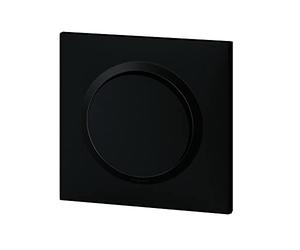 LEGRAND | Interruptor de ida y vuelta 10AX Dooxie, negro, instalación empotrada con placa de acabado cuadrado, fácil colocación gracias a las garras, conexión rápida sin herramientas