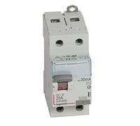 LEGRAND Interruptor Diferencial, 2P, 25 A, sensibilidad de 30mA, clase AC, DX3, 411504E