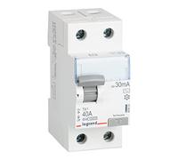 LEGRAND Interruptor Diferencial, 2P, 40 A, 30mA, clase AC, TX3, 403033 | Interruptor Diferencial, 2P, 40 A, sensibilidad de 30mA, clase AC, TX3, Terciario/Residencial, 403033