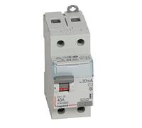 LEGRAND Interruptor Diferencial, 2P, 40 A, sensibilidad de 30mA, clase AC, DX3, Blanco, 411505E