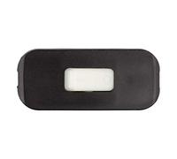 Legrand, Interruptor lampara, lampara de pie y mesa, negro, tecla fluorescente