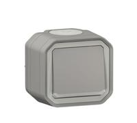 Legrand - Interruptor o indicador impermeable Plexo 10A viene completo con luz indicadora para montaje aparente gris