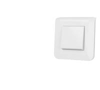 Legrand Mosaic 10A - Interruptor o interruptor de ida y vuelta Mosaic (10 A, con placa y fijación de rosca)