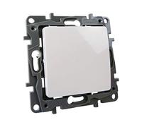 Legrand Interruptor para escaleras (10 A, 250 V, IP21) - Botón pulsador - Manual - Blanco