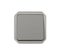 Legrand - Interruptor o interruptor impermeable Plexo 10A para equipar una caja o placa soporte acabado gris