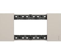 Legrand KA4803KM Placa de Pared, Plástico, Arena