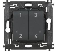 Legrand L4575CW placa de pared y cubierta de interruptor