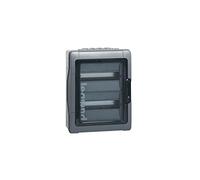 Legrand LEG01922 - Box plexo 2 x 12 módulos con tope IP punción directa 65 ik 09 Gris