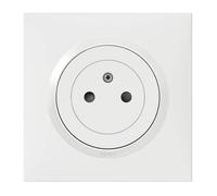 Legrand leg300440 10 x 2P + T compl BLC dooxie - Juego de 10 tomas de corriente Surface con tierra blanco completo