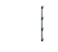 Legrand Peine Vx LEG405002 Espacio vertical 125 mm Conjunto de 4 filas