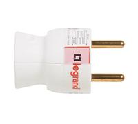 Legrand LEG50101 - Clavija macho (2P + T, 16 A, monopieza)