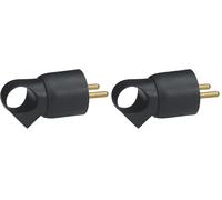 Legrand LEG50107 Annela - Clavija macho con anilla (2P + T, 16 A) (Paquete de 2)