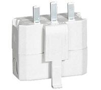 Legrand LEG60134 - Clavija de enchufe (2P + T, DCL, 6 A, 250 V)