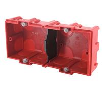 Legrand LEG90532 Batibox - Caja para muros de sillería y ladrillo (2 compartimentos, profundidad de 40 mm)