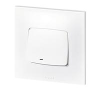 Legrand Interruptor conmutado luminoso Neptune leg91322 2300 W 230 V Blanco