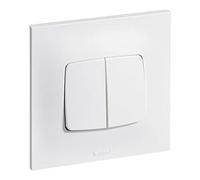 Legrand leg91326 Neptune - Interruptor doble (1380 W, 230 V), color blanco