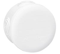 Legrand LEG94515 - Caja de derivación redonda (cierre con sistema de clip, diámetro: 70mm, ancho: 45 mm), color blanco