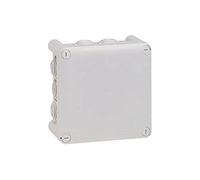 Legrand LEG94523 - Caja de empalmes (cerradura con 1/4 de vuelta,130 x 130 x 74 mm), color gris