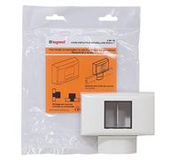 Legrand LEG98192 - Marco simple para montaje en equipo que moldean mosaico 16 mm