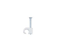 Legrand LEG98330 Multifix - 100 grapas flexibles para cable eléctrico (diámetro: de 5 a 7 mm), color blanco