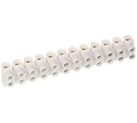 Legrand LEG98420 - Regleta de conexión Nylbloc, 2 tornillos por terminal, 2,5 mm, 24 A, color blanco