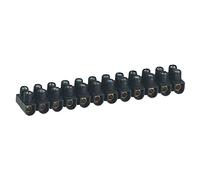 Legrand LEG98432 - Regleta de conexión (57 A 2 tornillos, 10 mm), color negro